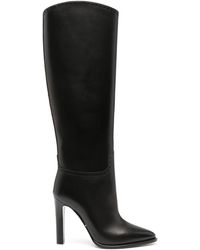 Ralph Lauren Collection - Brently 100mm Knee-high Leather Boots - Lyst