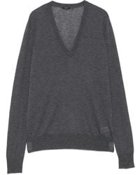 JOSEPH - V-Neck Wool Sweater - Lyst