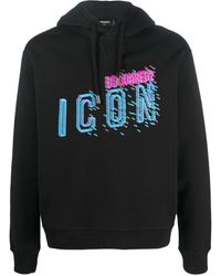 DSquared² - Hoodie mit "Icon"-Print - Lyst