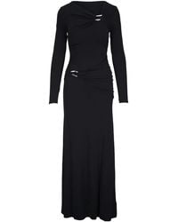 Veronica Beard - Viela Long-Sleeve Ruched Maxi Dress - Lyst