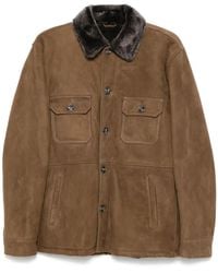 Barba Napoli - Suede Jacket - Lyst