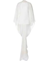 Alberta Ferretti - Gedrapeerde Blouse - Lyst