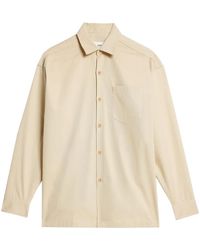 Ami Paris - Camisa Con Botones Y Logo Estampado - Lyst
