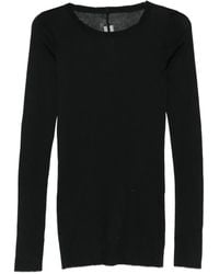 Rick Owens - Semi-Sheer Long-Sleeve T-Shirt - Lyst