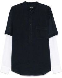 Giorgio Armani - Camisa de lino - Lyst