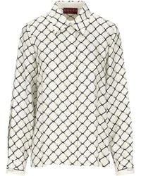 Gucci - Blouse Met Print - Lyst