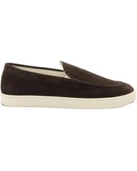 Brunello Cucinelli - Suede Leather Loafers - Lyst