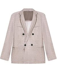 Giorgio Armani - Double-Breasted Jacket - Lyst