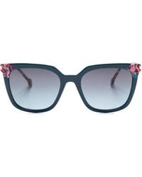 Carolina Herrera - Butterfly-Frame Sunglasses - Lyst
