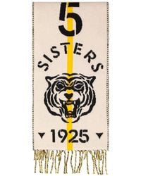 Fendi - Tiger-Motif Fringed Scarf - Lyst