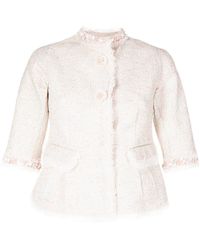 Shiatzy Chen - Bead-Embellished Tweed Jacket - Lyst