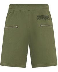 Moschino - Logo-Embroidered Zip-Detail Shorts - Lyst