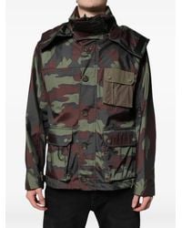 Dolce & Gabbana - Camouflage Buttonup Jacket - Lyst