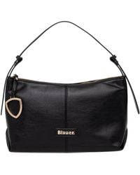Blauer - Logo-Plaque Shoulder Bag - Lyst