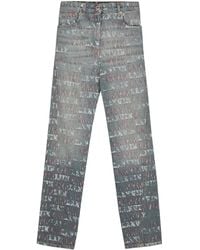 Lanvin - X Future ミッドライズ ストレートジーンズ - Lyst
