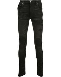 Amiri Skinny Bikerjeans - Zwart