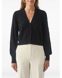 Twinset - Knit Cardigan With Heart Pattern - Lyst