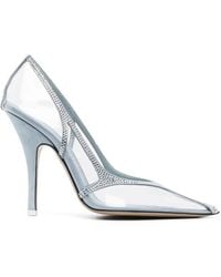 The Attico - Venus 105Mm Transparent Crystal Pumps - Lyst