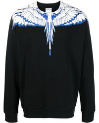 Marcelo Burlon - Wings Cotton Sweatshirt - Lyst
