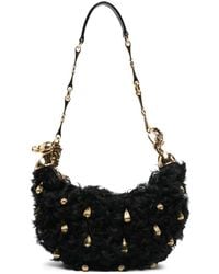 Chloé - Chain Horse Shearling Shoulder Bag - Lyst