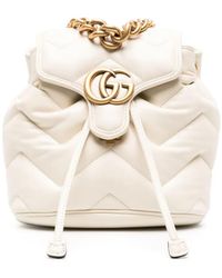 Gucci - Gg Marmont Leather Backpack - Lyst
