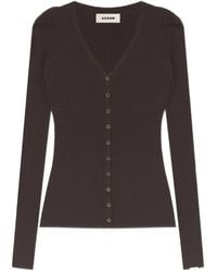 Aeron - Cardigan À Col V - Lyst
