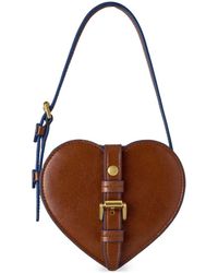 Mulberry - Mini Roxanne Buckle-Detail Heart Bag - Lyst