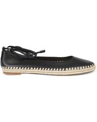 Max Mara - Ballerines En Cuir Nappa - Lyst