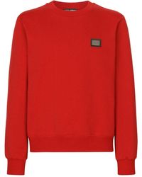 Dolce & Gabbana - Dg Essentials Jersey Sweatshirt - Lyst