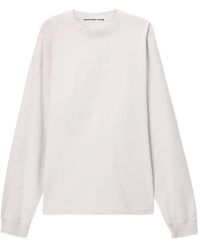 Alexander Wang - Logo-Print Long-Sleeve T-Shirt - Lyst
