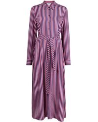 Tommy Hilfiger - Robe-chemise longue à rayures - Lyst