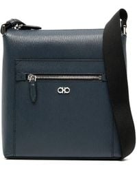 Ferragamo - Gancini Leather Crossbody Bag - Lyst