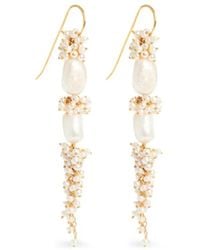 freya rose - Baroque Long-Drop-Design Earrings - Lyst