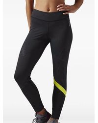 Reebok - Elastic-Waist Leggings - Lyst