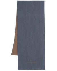 Paul & Shark - Two-Tone Wool Scarf - Lyst