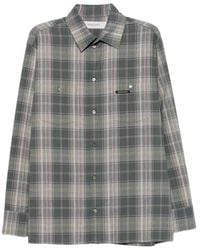 Golden Goose - Check-Pattern Logo-Patch Jacket - Lyst