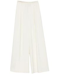 ELEH - Pleated Wide-Leg Trousers - Lyst