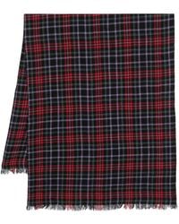 Yohji Yamamoto - Sciarpa A Quadri - Lyst