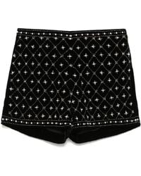 Twinset - ベルベット ショートパンツ - Lyst