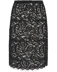 JNBY - Lace-Embroidery Midi Skirt - Lyst