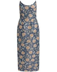 Markarian - Cypress Ikat-Print Midi Dress - Lyst