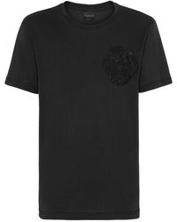 Billionaire - T-Shirt mit Löwenstickerei - Lyst