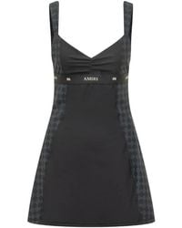 Amiri - Ma Quad Mini-Jurk Met Patroon - Lyst