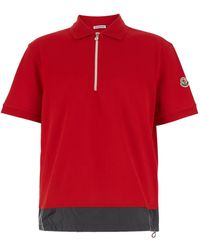 Moncler - Short Sleeve Polo Shirt - Lyst