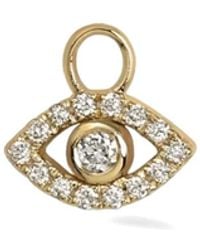 Lark & Berry - 9Kt Entrancing Eye Diamond Charm - Lyst