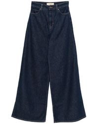 Weekend by Maxmara - Vaqueros Anchos Con Diseño De Cinco Bolsillos - Lyst