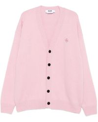 MSGM - Vest Verfraaid Met Rozen En Knopen - Lyst