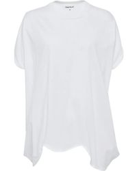Enfold - Asymmetric Cotton T-Shirt - Lyst