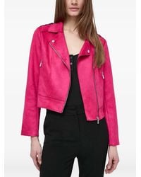 Morgan - Bikerjack Met Asymmetrische Rits - Lyst