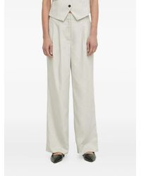 Bruuns Bazaar - Pinstripe Pleated-front Trousers - Lyst